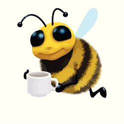 Bumble Bee Coffee Cart