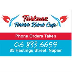 Turkuaz turkish kebab cafe napier