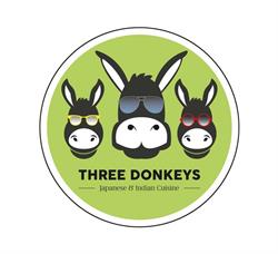 Three donkeys