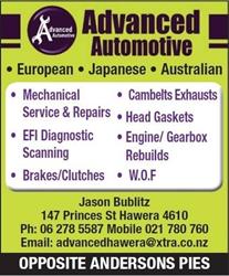 Advanced Automotive Hawera