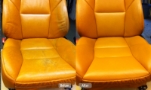 leather seat redye