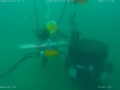 Diver with Tug Berth Drill Rig