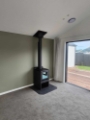 Log fire installations