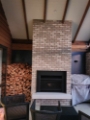 Insert log burner installation