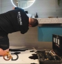 Only Drains clearing a vanity blockage