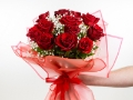 Red roses bouquet