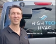 High Tech HVAC Van and Logo