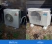 Replacement System Before and After