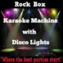 Karaoke Machine with Disco Lights