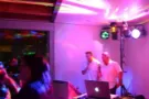 karaoke machine and lighting