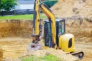 House foundation excavation