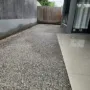 Exposed aggregate concrete driveway Hamilton